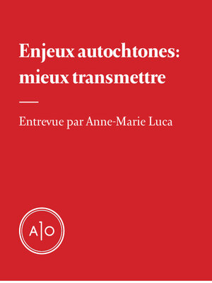 cover image of Enjeux autochtones